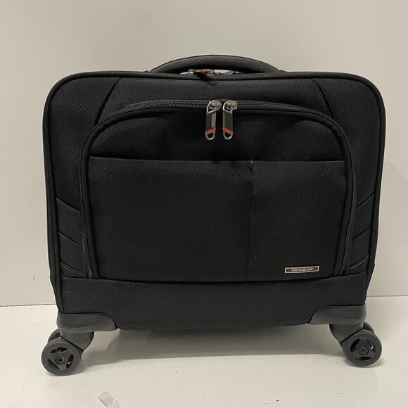 Samsonite Xenon 3.0 Spinner Mobile Office Telescoping Handle Black Luggage Bag - Picture 1 of 16